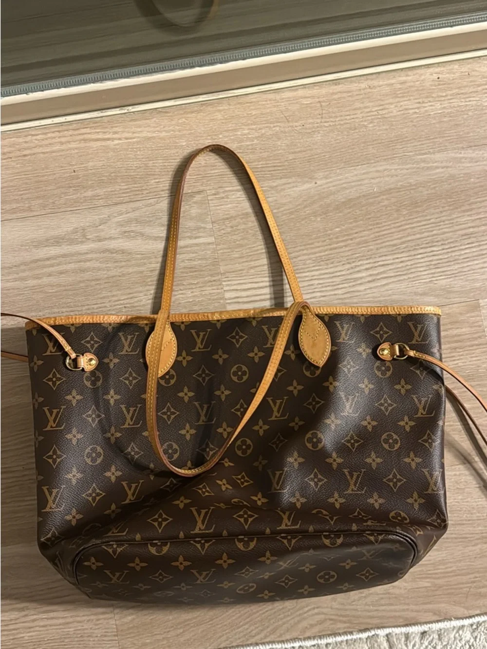 Louis Vuitton Brown Monogram Neverfull Tote